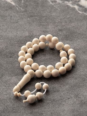 IVORY WHITE ROSARY ROS5220WH