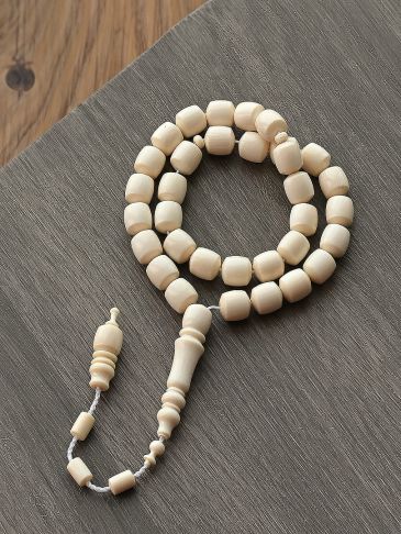 IVORY WHITE ROSARY ROS5221WH
