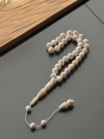 IVORY WHITE ROSARY ROS5228WH