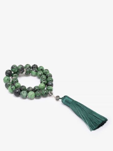 RUBY ZOISITE STONE ROSARY ROS8024GN
