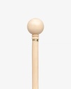 Crutch Stick Round Handle Natural Almond Wood