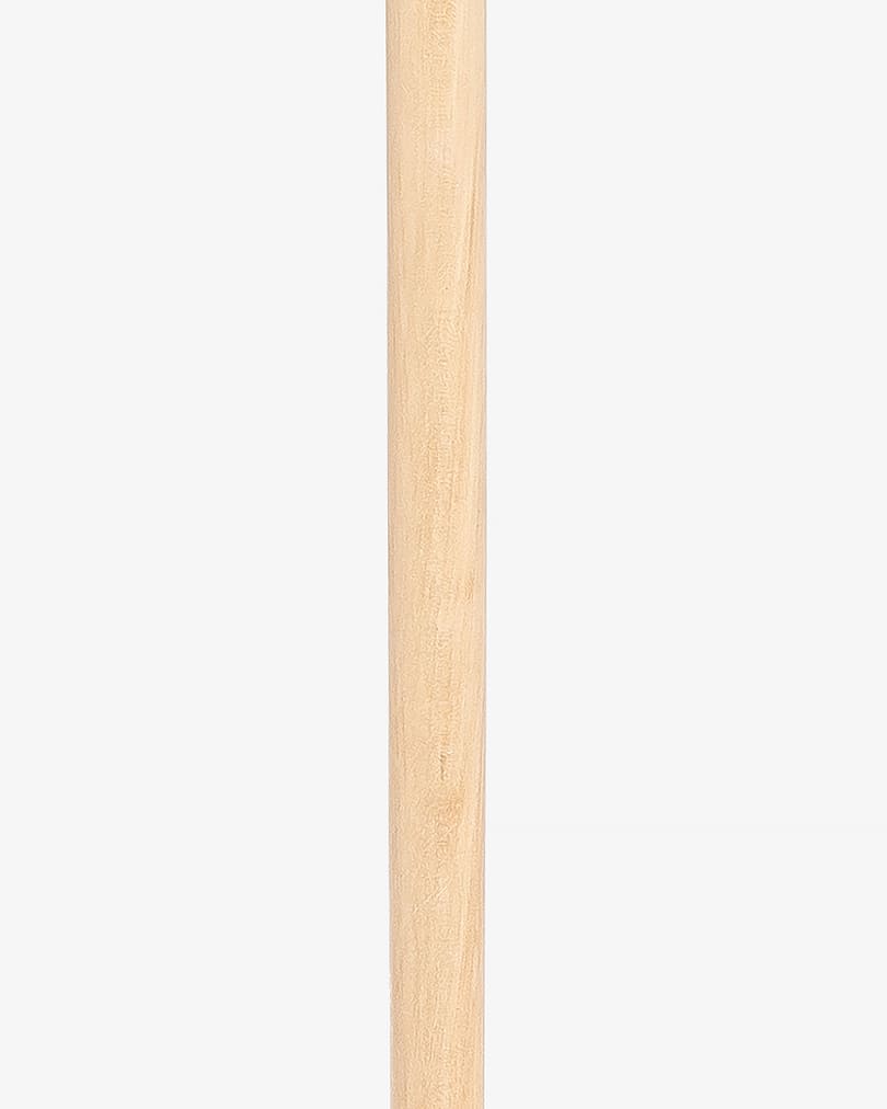 Crutch Stick Round Handle Natural Almond Wood